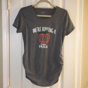 Fall Themed Maternity Shirt